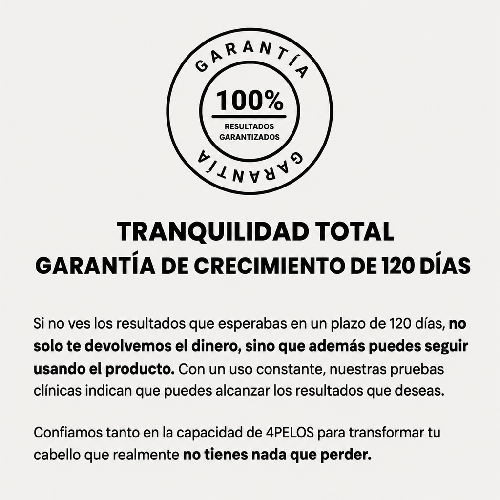 Garantía de satisfacción del Sistema de Micro-Infusión Capilar — resultados visibles